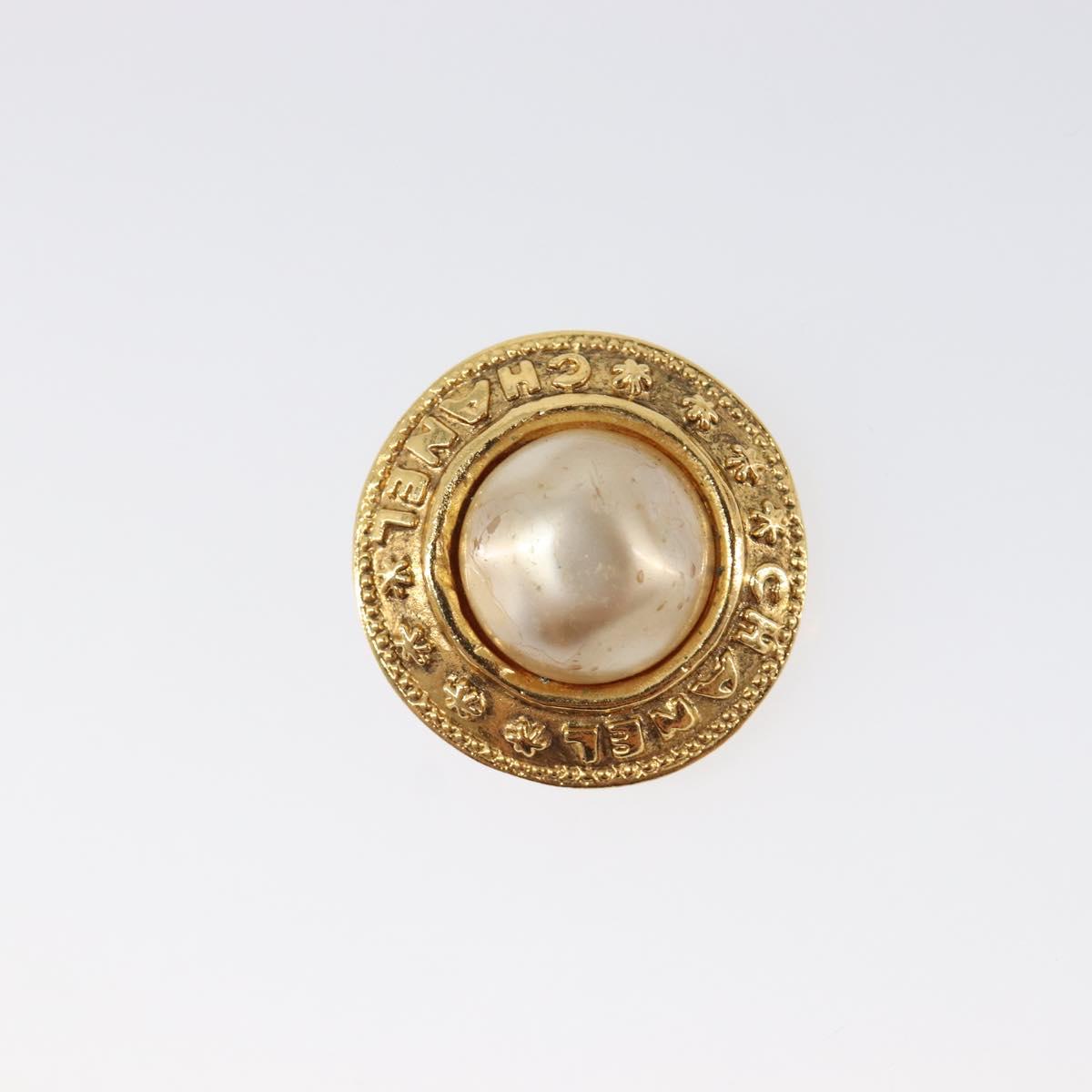 CHANEL Earring metal Gold Tone CC Auth 201016 - Jerrillo image 2