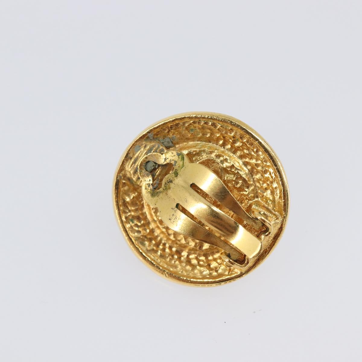 CHANEL Earring metal Gold Tone CC Auth 201016 - Jerrillo image 3