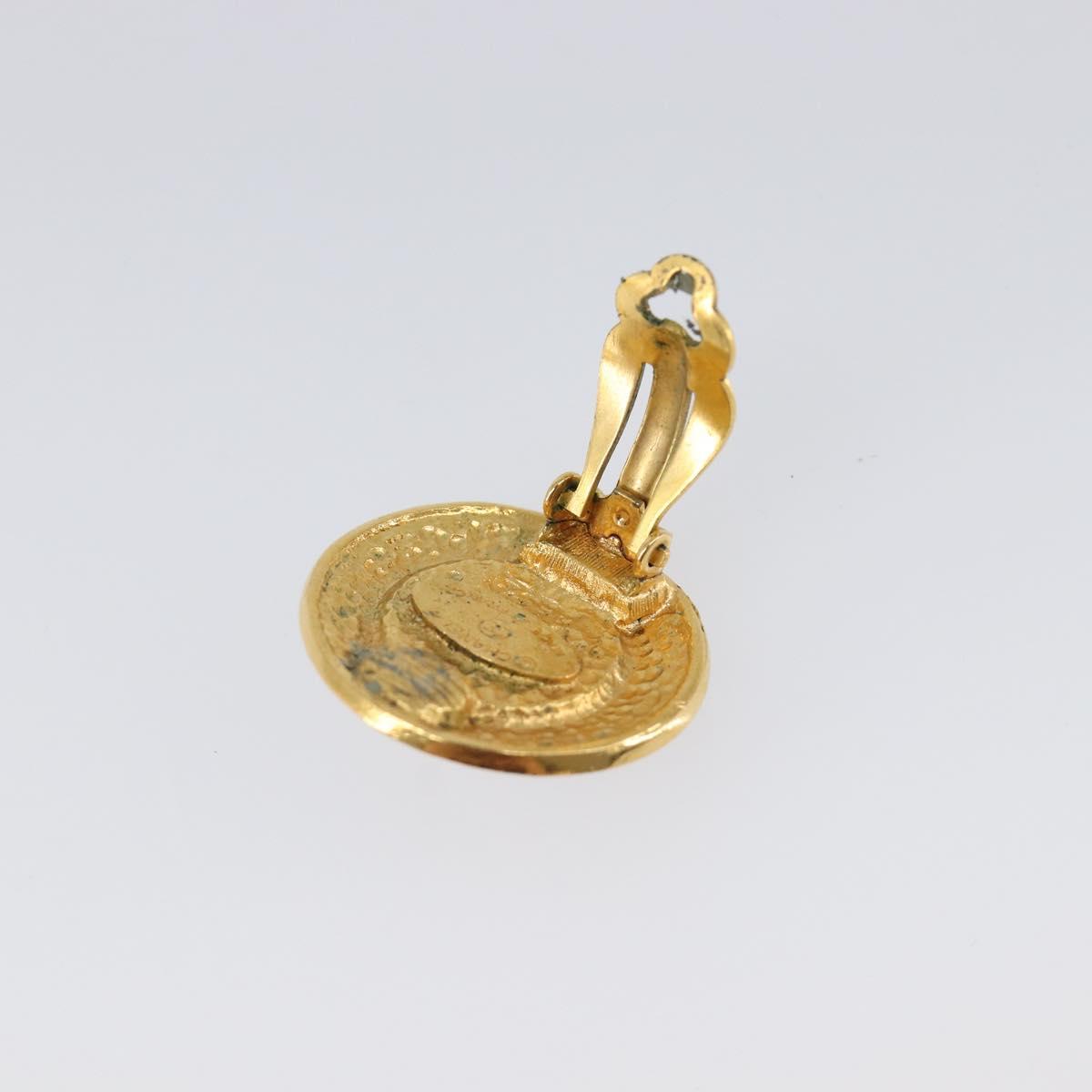 CHANEL Earring metal Gold Tone CC Auth 201016 - Jerrillo image 4