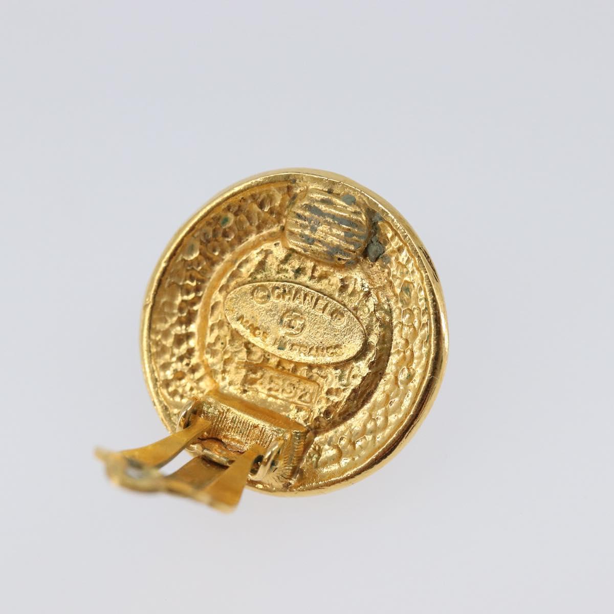 CHANEL Earring metal Gold Tone CC Auth 201016 - Jerrillo image 6