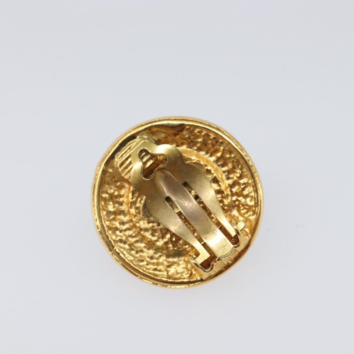 CHANEL Earring metal Gold Tone CC Auth 201016 - Jerrillo image 8
