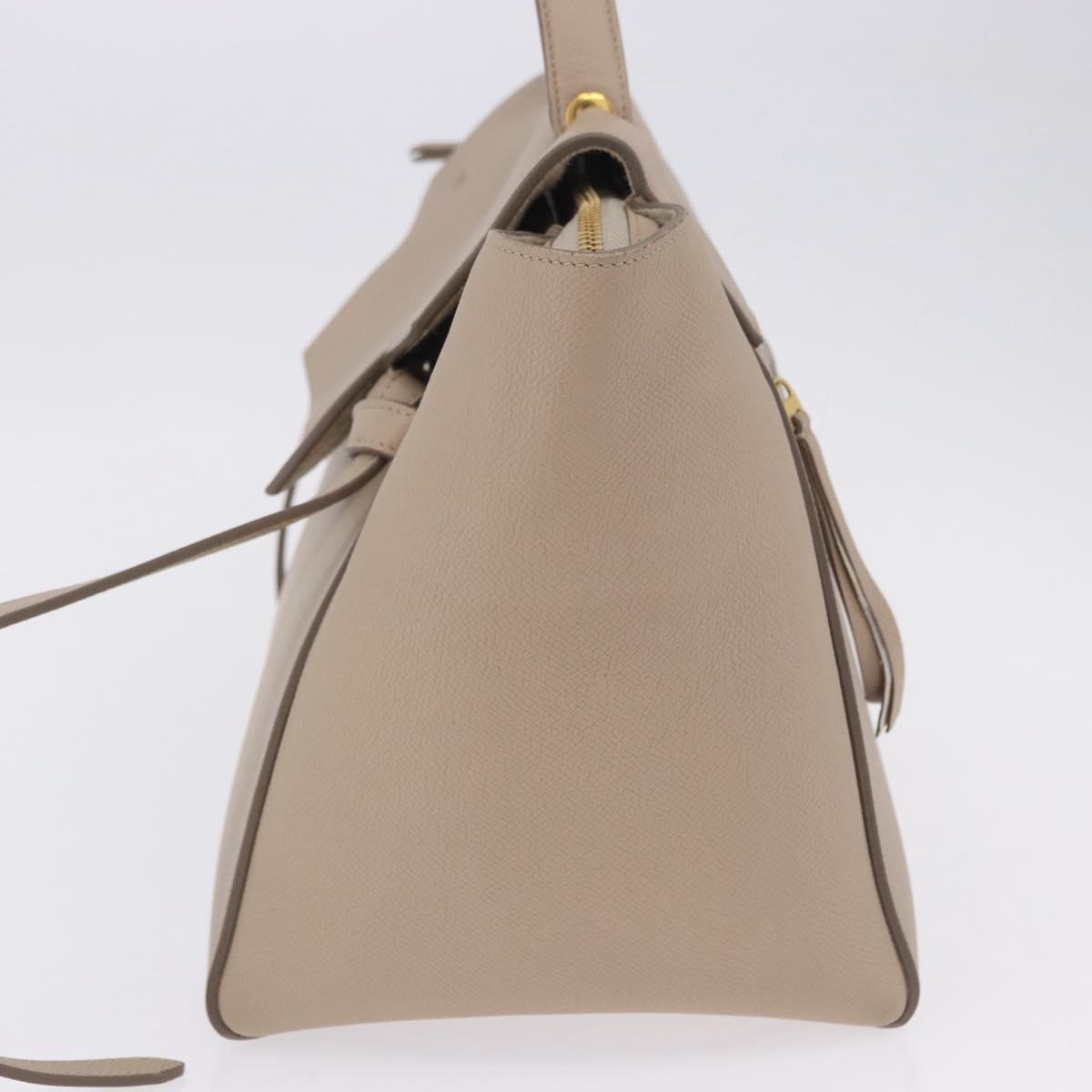 CELINE Belt Bag Hand Bag Leather Beige Gold Auth 201889V - Jerrillo image 5