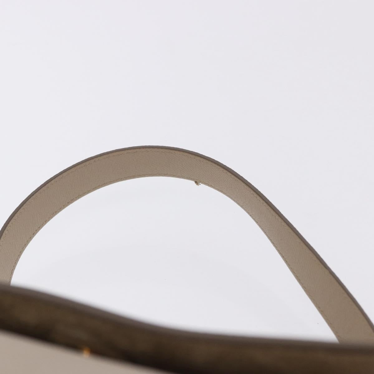 CELINE Belt Bag Hand Bag Leather Beige Gold Auth 201889V - Jerrillo image 9