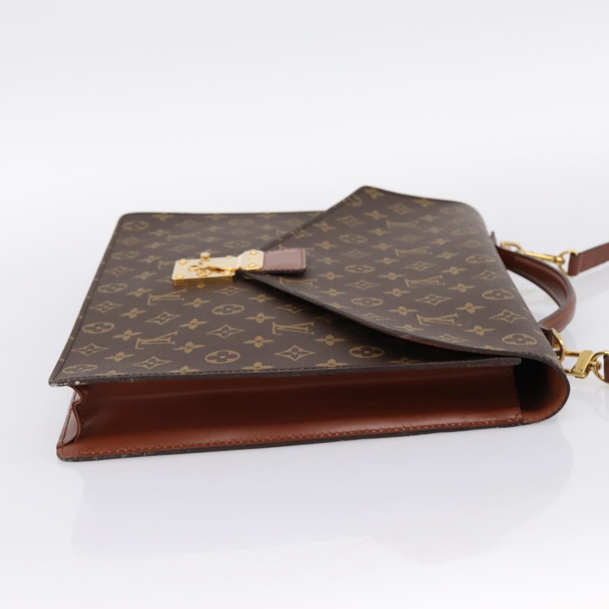 LOUIS VUITTON Monogram Porte Documents Bandouliere Bag M53338 LV Auth 202113A - Jerrillo image 4