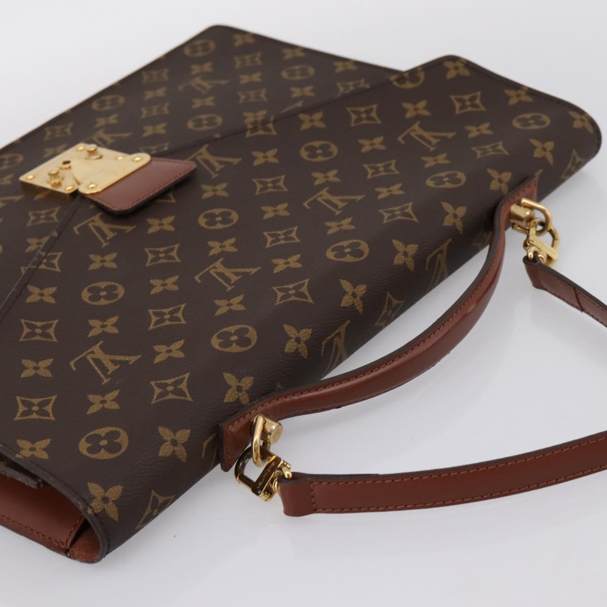 LOUIS VUITTON Monogram Porte Documents Bandouliere Bag M53338 LV Auth 202113A - Jerrillo image 6