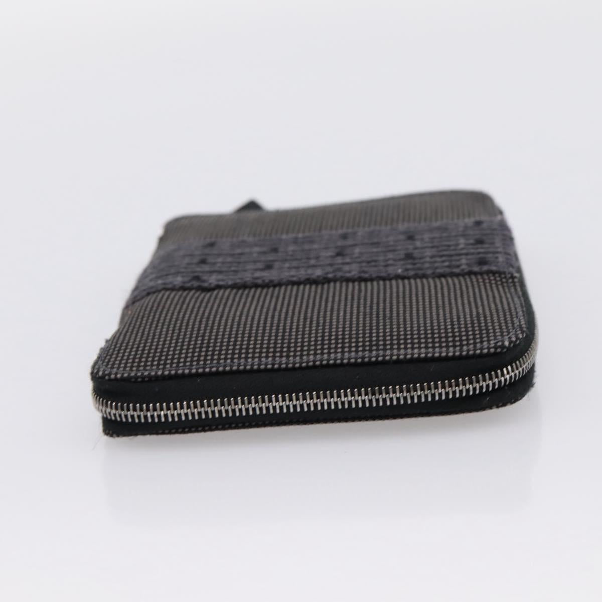 HERMES Her Line Perth PM Wallet Canvas Gray Silver Auth 202172A - Jerrillo image 5