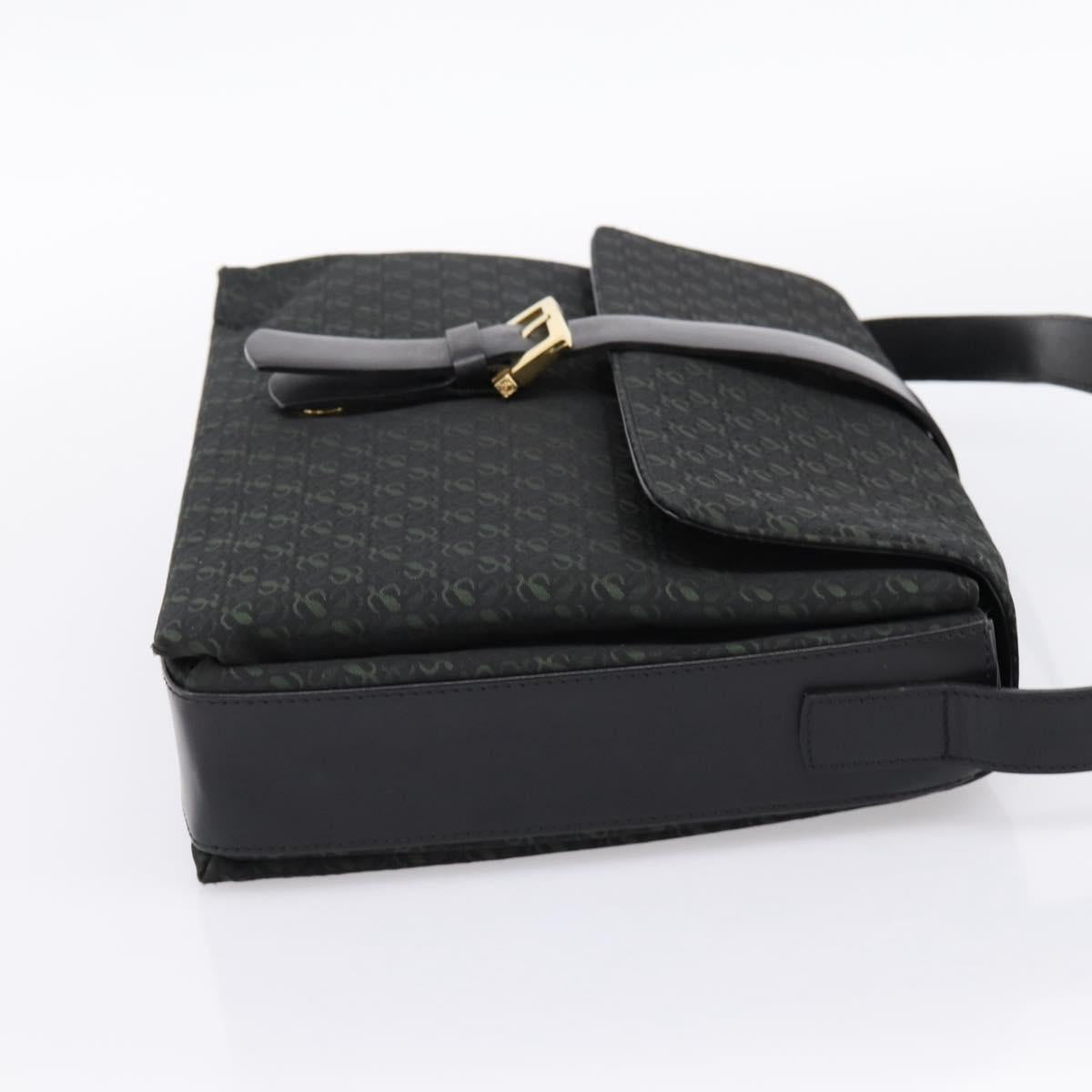 LOEWE Shoulder Bag Canvas Green Gold Tone Auth 204750V - Jerrillo image 4