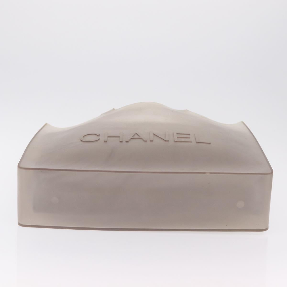 CHANEL Tote Bag Rubber Gray CC Auth 206363 - Jerrillo image 10