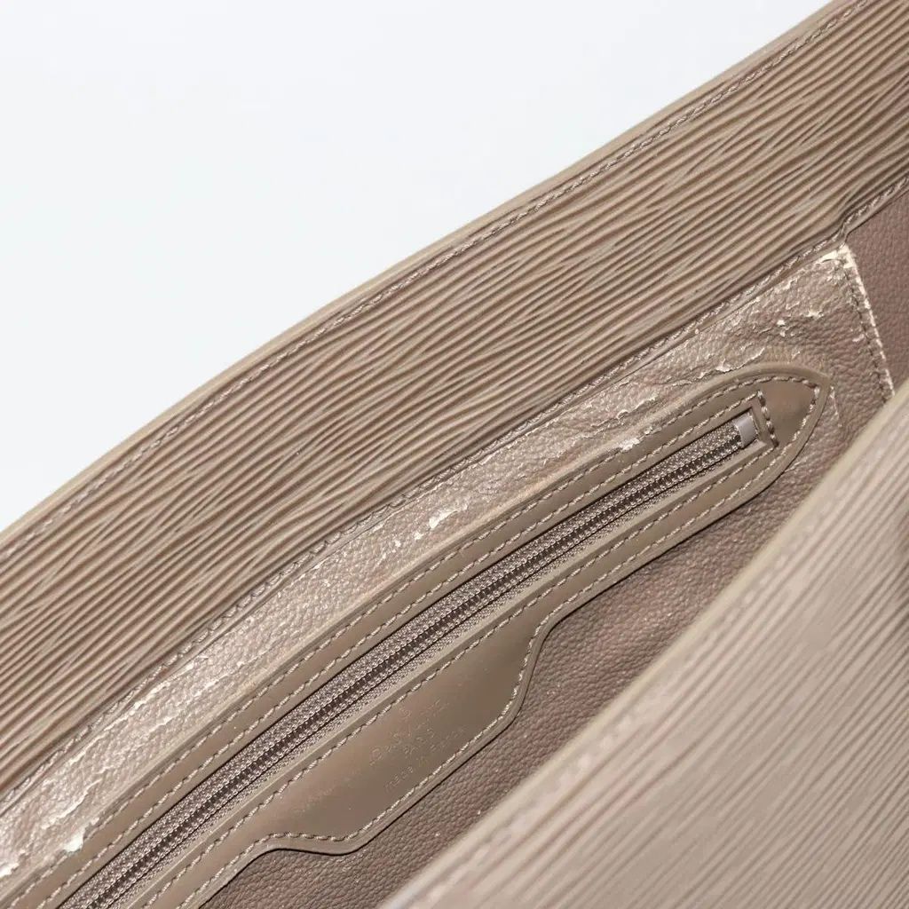 Borsa a mano Luis Vuitton Modello  Sac Plat Epi marrone image 9