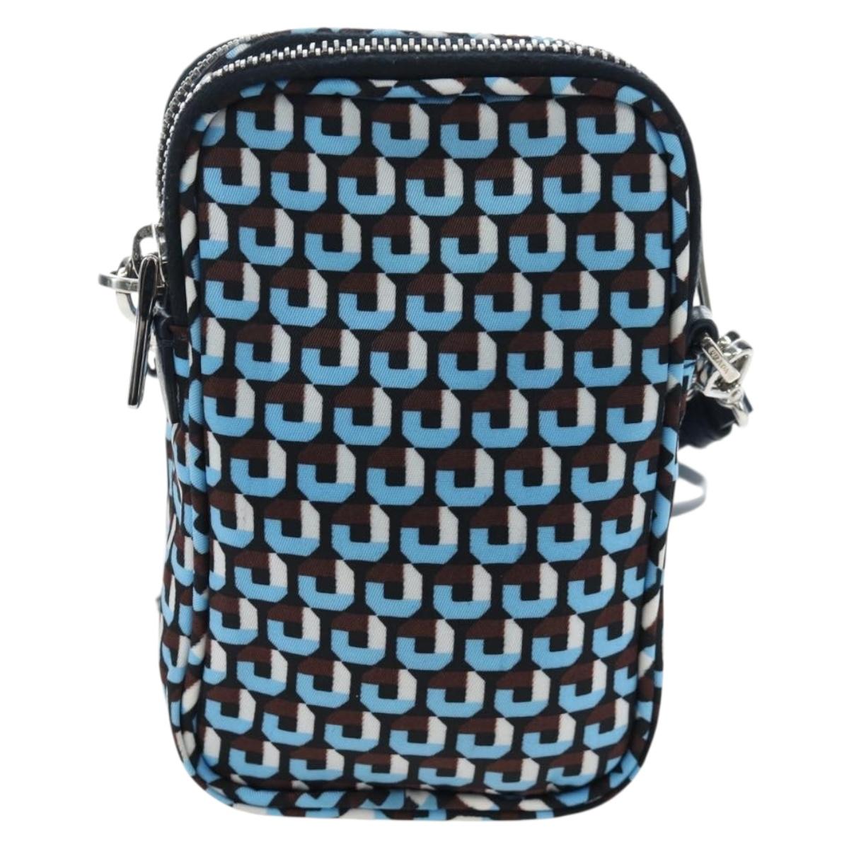 PRADA Mini Shoulder Bag Nylon Blue Silver 1N1860 Auth am12089V - Jerrillo image 2
