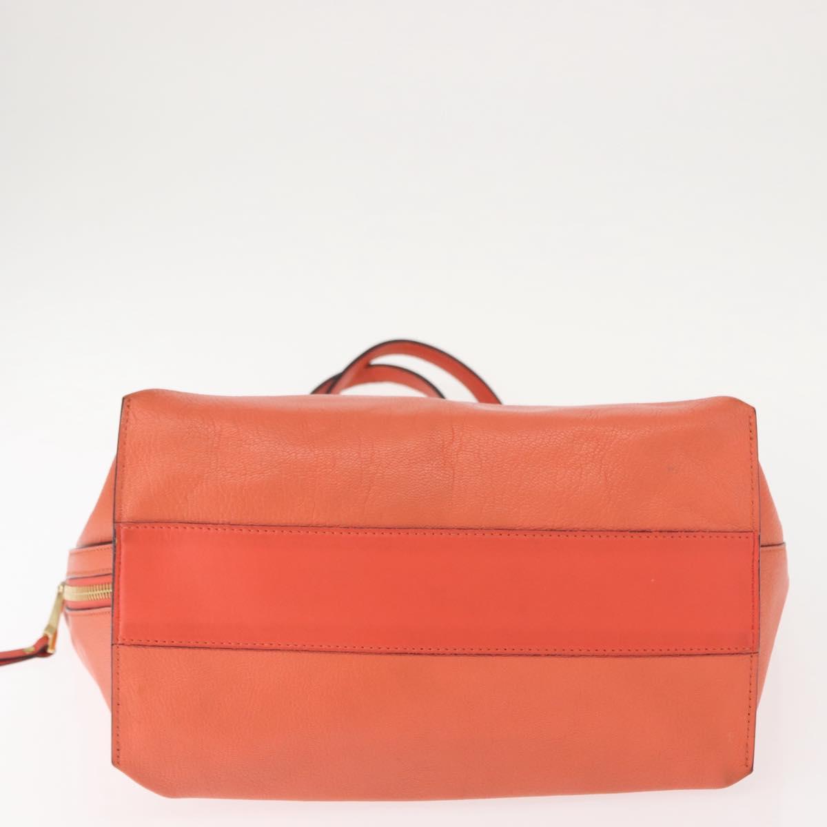 Chloe Dylan Tote Bag Leather Gold salmon pink Auth am9397 - Jerrillo image 9
