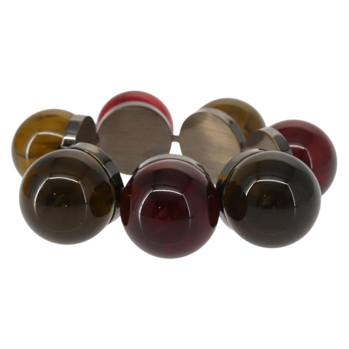 FENDI Colored Stones Bracelet metal Red Auth am9407V - Jerrillo image 5