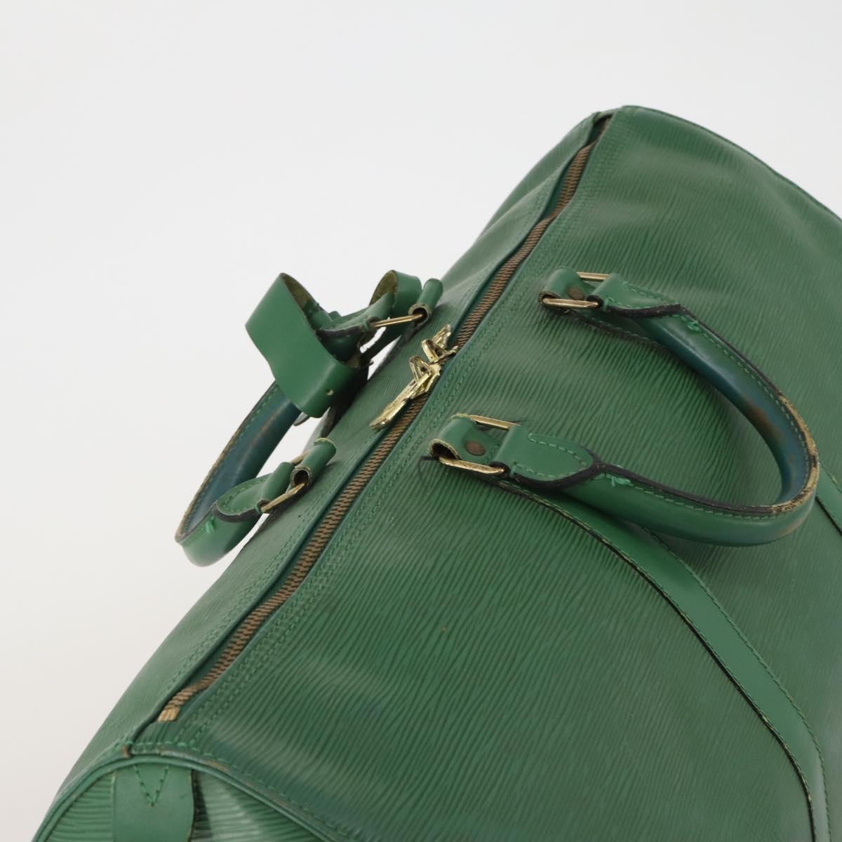 LOUIS VUITTON Epi Keepall 50 Boston Bag Green M42964 LV Auth ar14105 - Jerrillo image 6