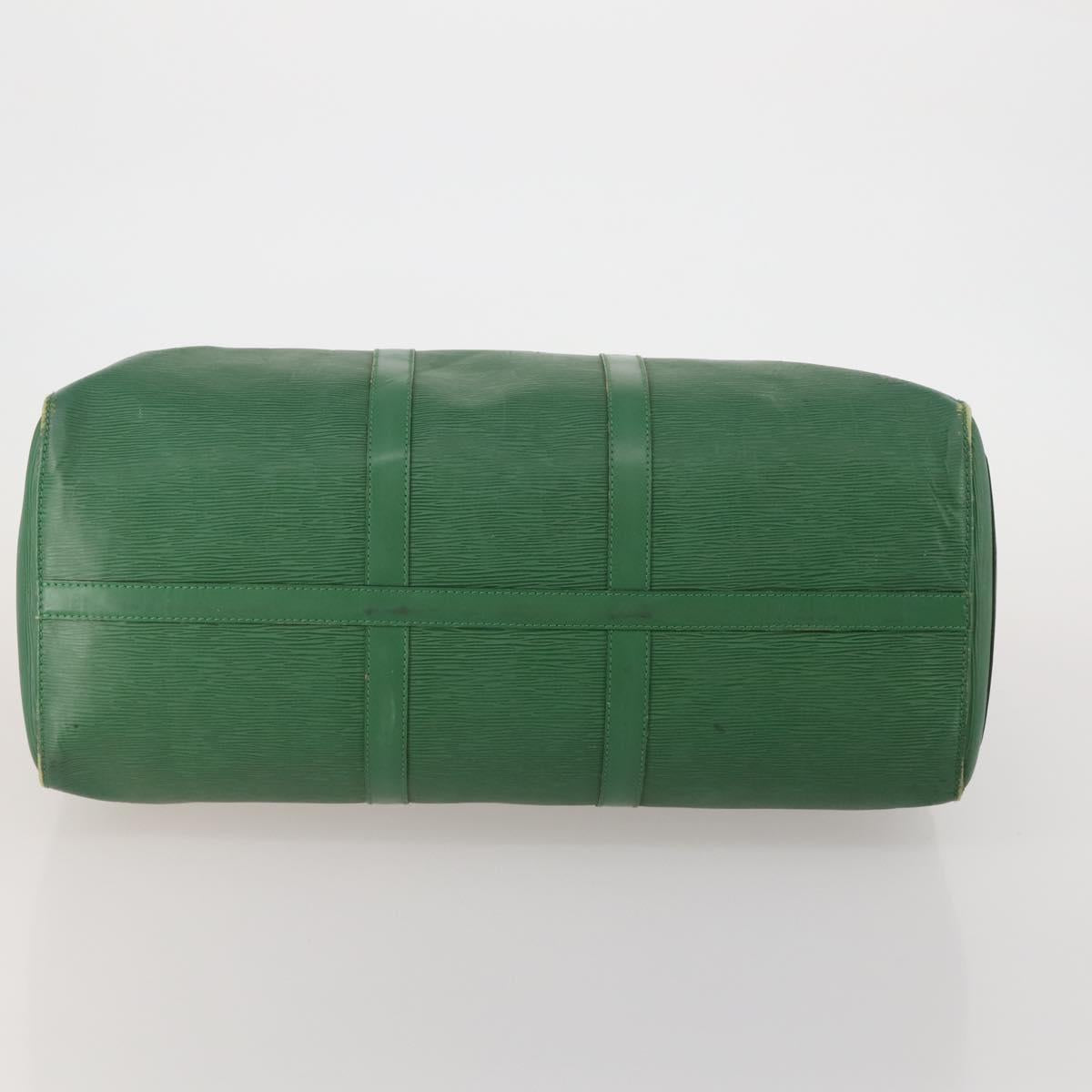 LOUIS VUITTON Epi Keepall 50 Boston Bag Green M42964 LV Auth ar14105 - Jerrillo image 5