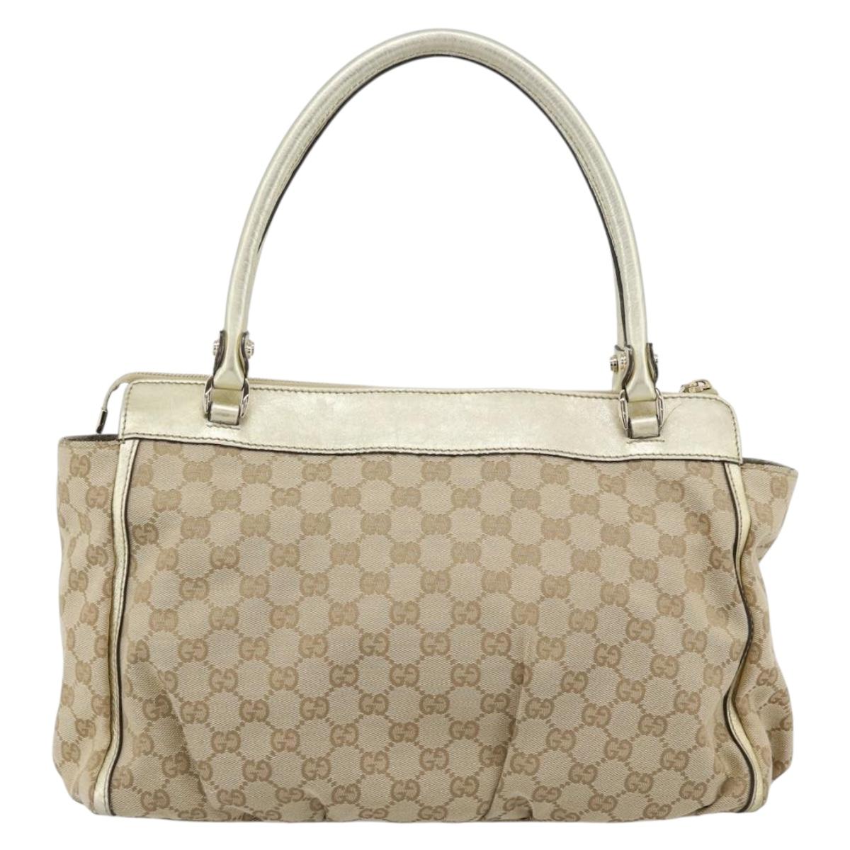GUCCI GG Canvas Abbey Tote Bag Beige Gold 189831 Auth BA13928A - Jerrillo image 2