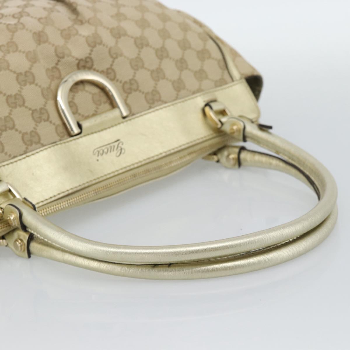 GUCCI GG Canvas Abbey Tote Bag Beige Gold 189831 Auth BA13928A - Jerrillo image 7
