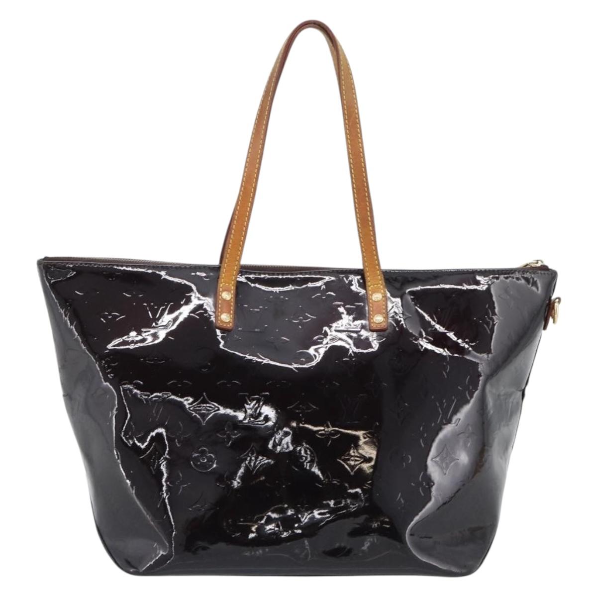 LOUIS VUITTON Monogram Vernis Bellevue GM Tote Bag Amarante M93589 Auth BA14199 - Jerrillo image 3