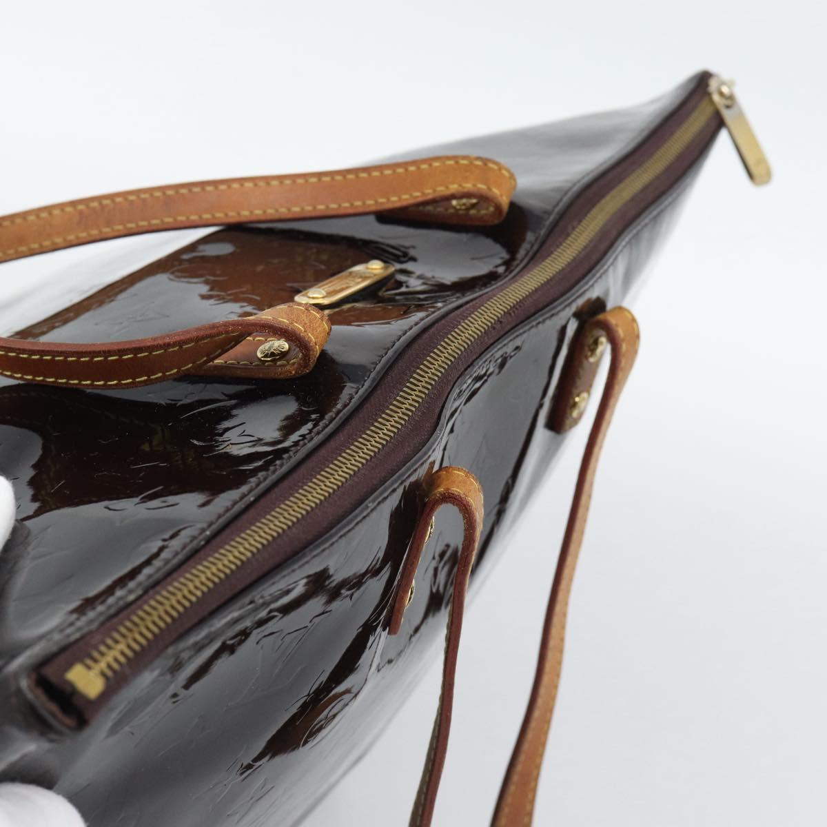 LOUIS VUITTON Monogram Vernis Bellevue GM Tote Bag Amarante M93589 Auth BA14199 - Jerrillo image 6