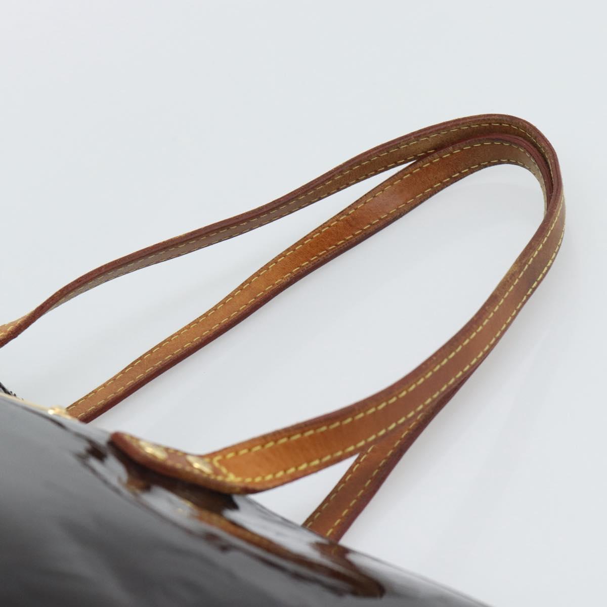 LOUIS VUITTON Monogram Vernis Bellevue GM Tote Bag Amarante M93589 Auth BA14199 - Jerrillo image 8