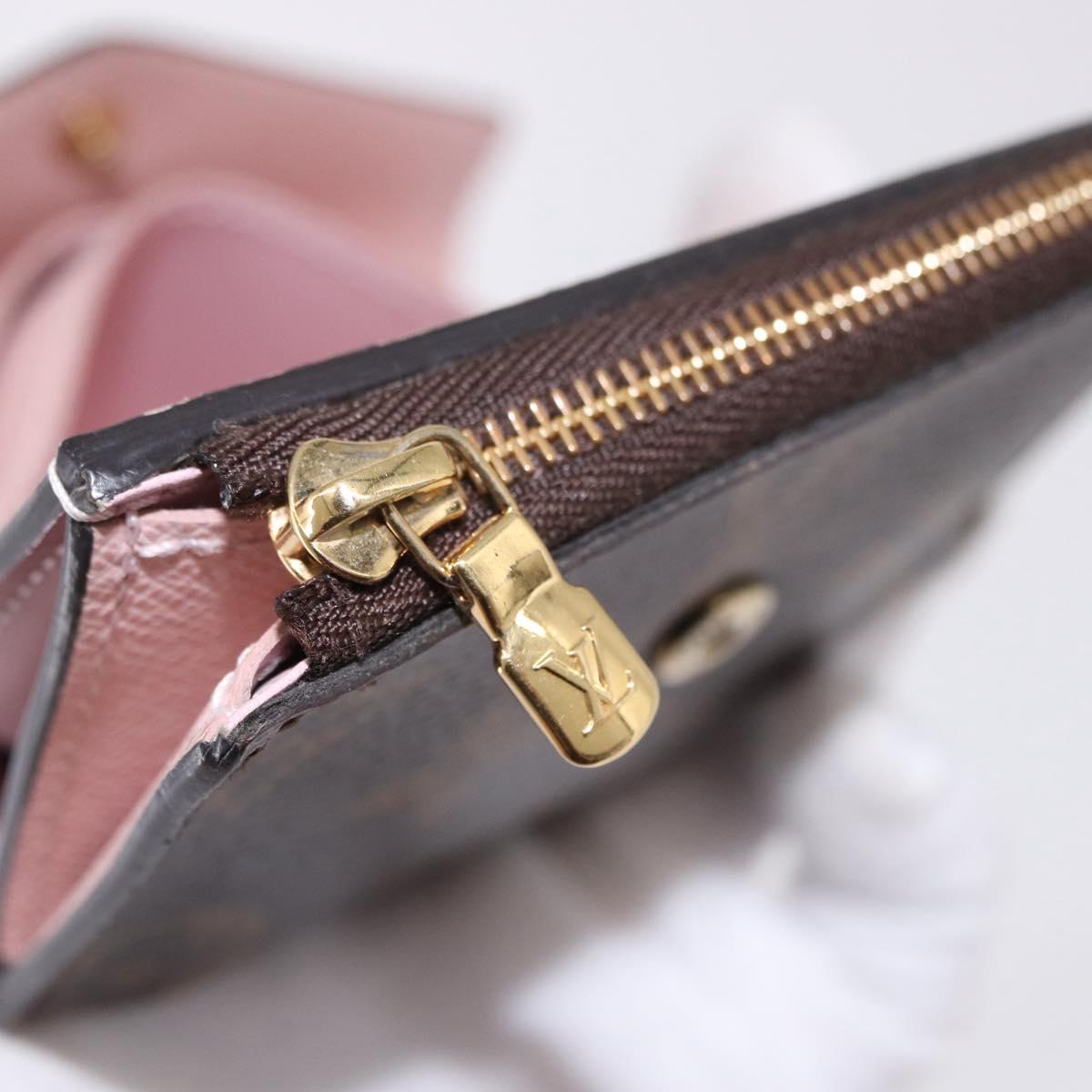 LOUIS VUITTON Monogram Portefeuille Zoe Wallet Pink M62933 LV Auth BA14404 - Jerrillo image 10