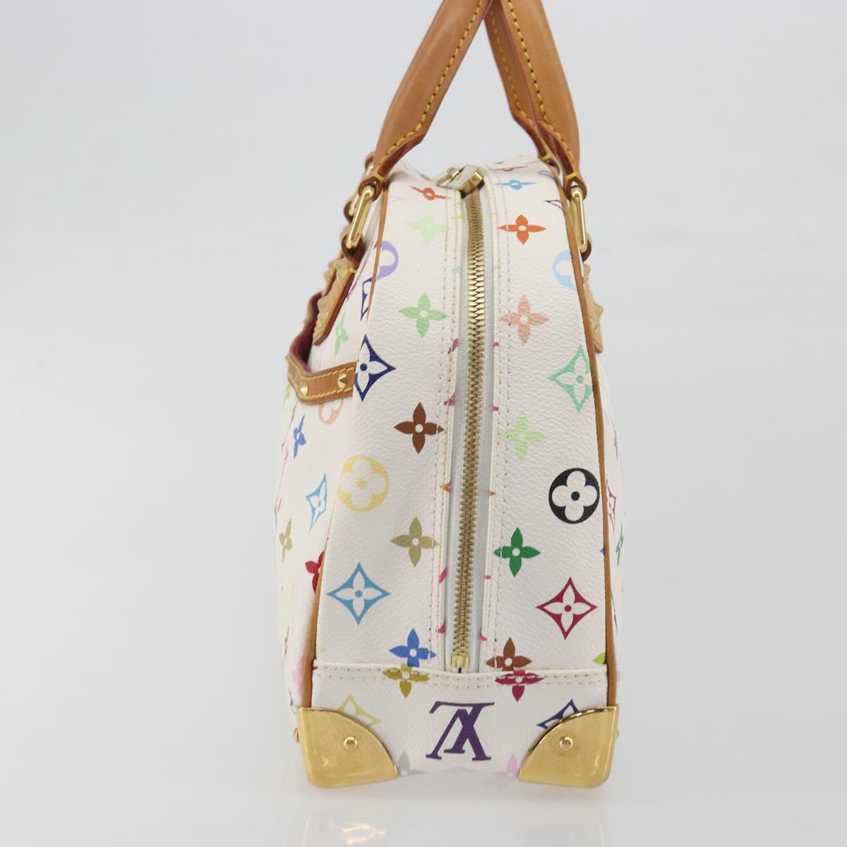 LOUIS VUITTON Monogram Multicolor Trouville Hand Bag White M92663 Auth BA14885V - Jerrillo image 4