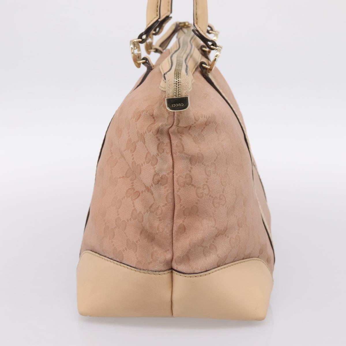 GUCCI GG Canvas Tote Bag Pink Gold Tone 257068 Auth BA14937 - Jerrillo image 4