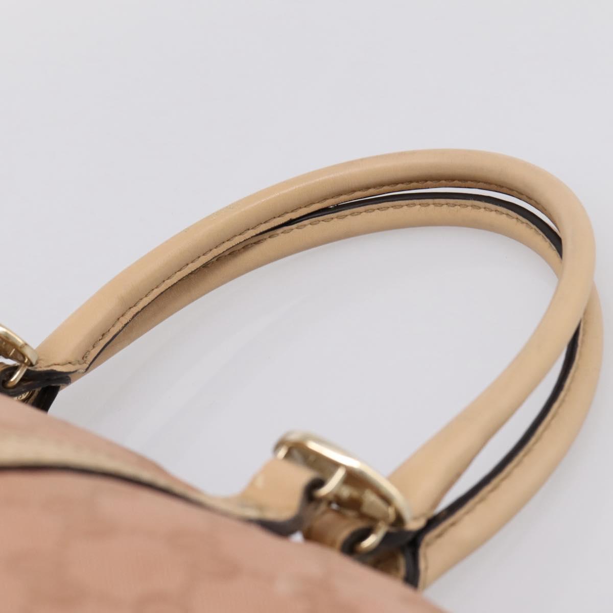 GUCCI GG Canvas Tote Bag Pink Gold Tone 257068 Auth BA14937 - Jerrillo image 8