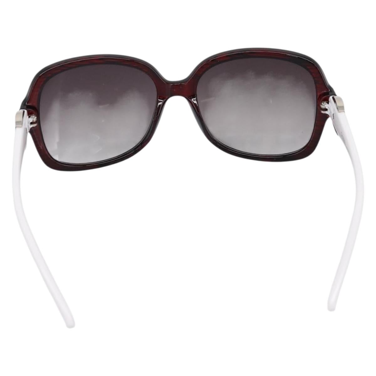 CHANEL Sunglasses Plastic White Silver CC Auth BA15024 - Jerrillo image 2