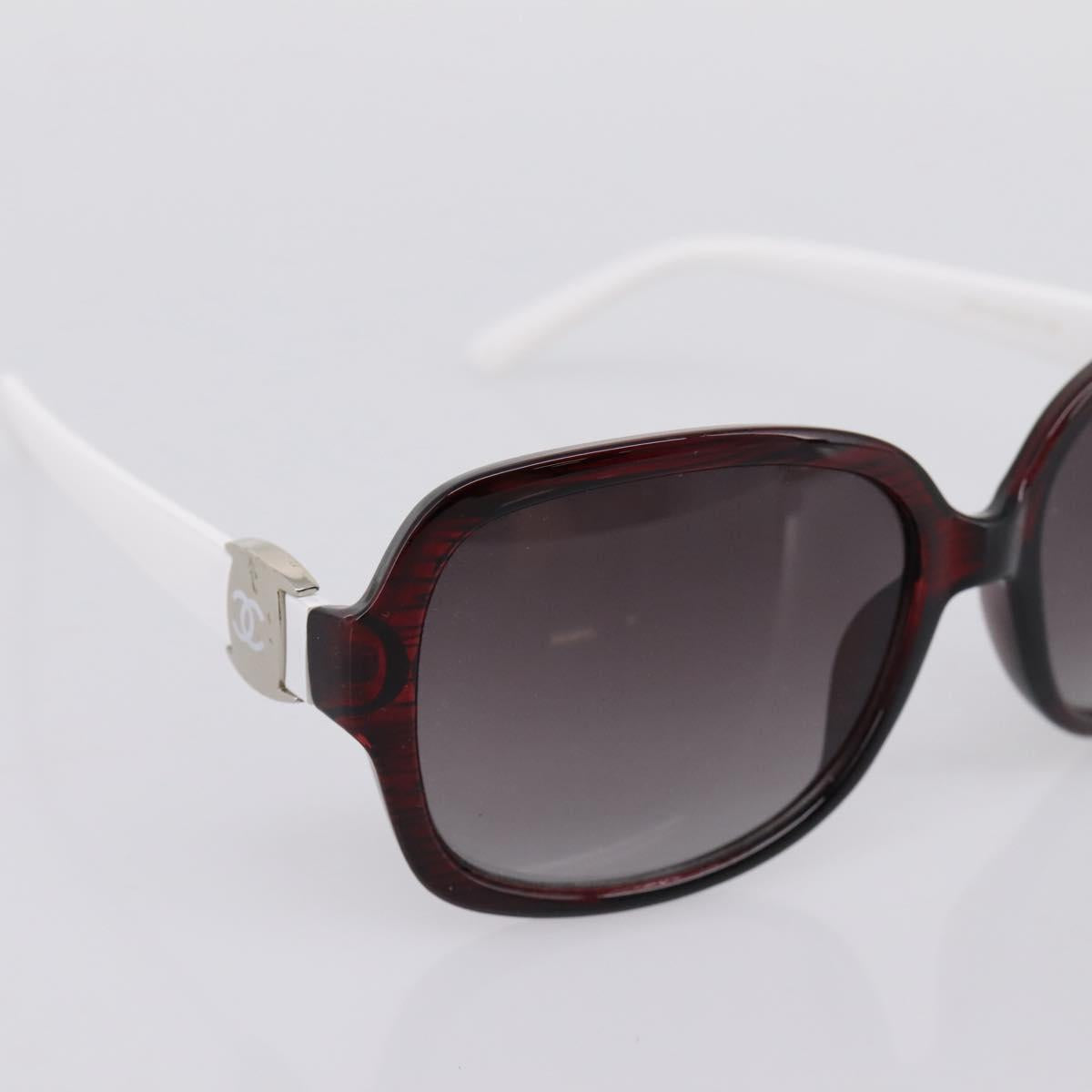 CHANEL Sunglasses Plastic White Silver CC Auth BA15024 - Jerrillo image 7