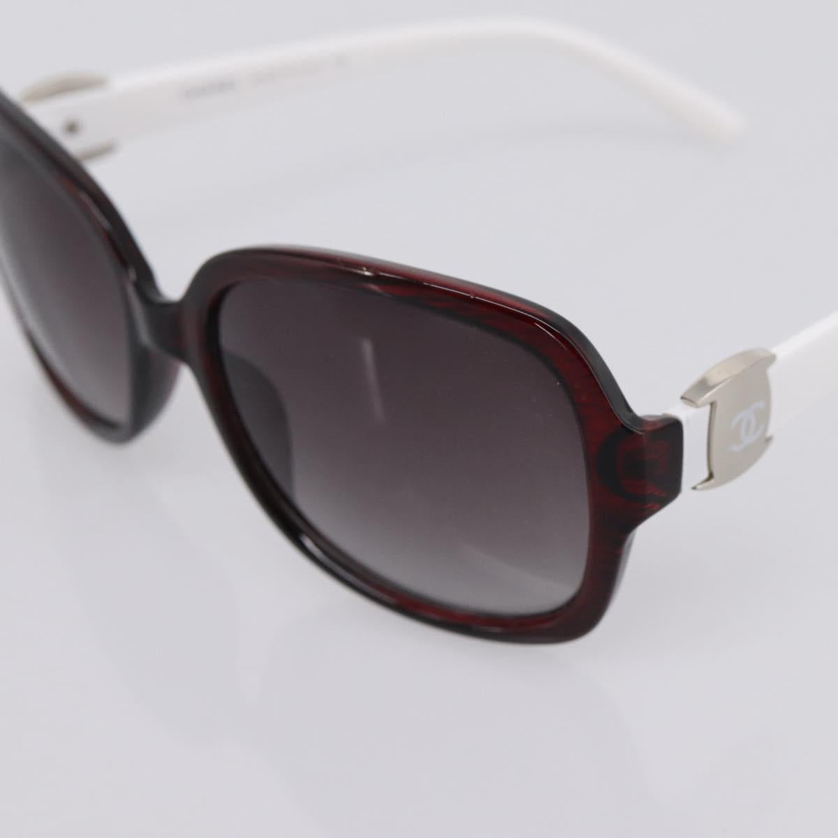CHANEL Sunglasses Plastic White Silver CC Auth BA15024 - Jerrillo image 8