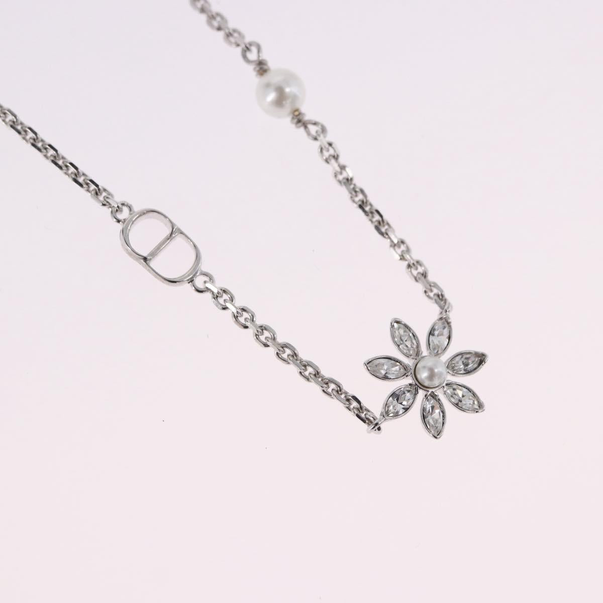 Christian Dior Necklace metal Silver Auth BA15231M - Jerrillo image 3