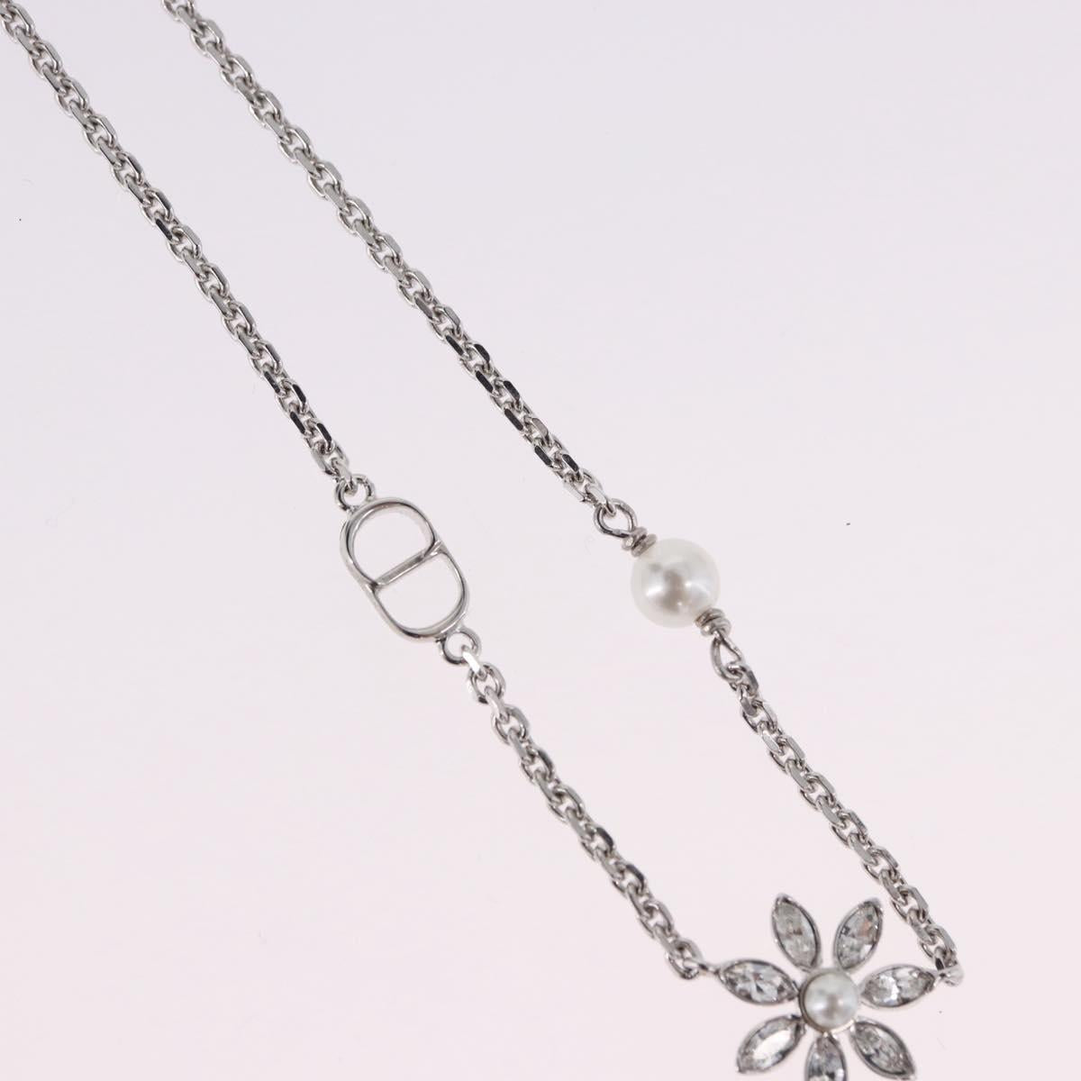 Christian Dior Necklace metal Silver Auth BA15231M - Jerrillo image 4