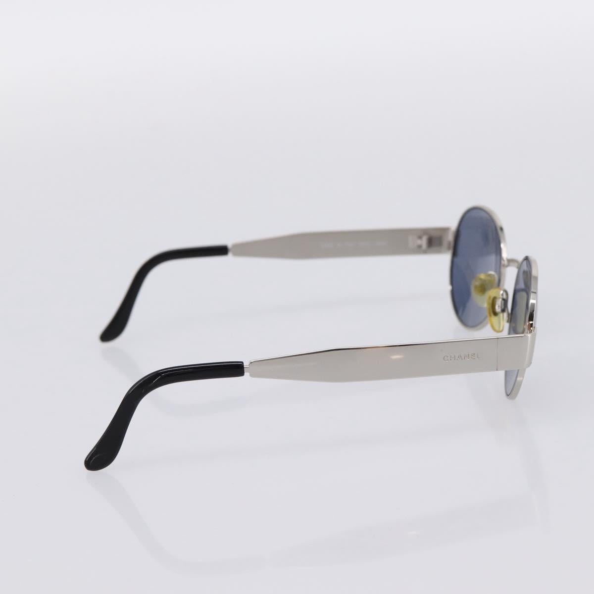 CHANEL Sunglasses Metal Silver Black CC Auth BA15289V - Jerrillo image 3
