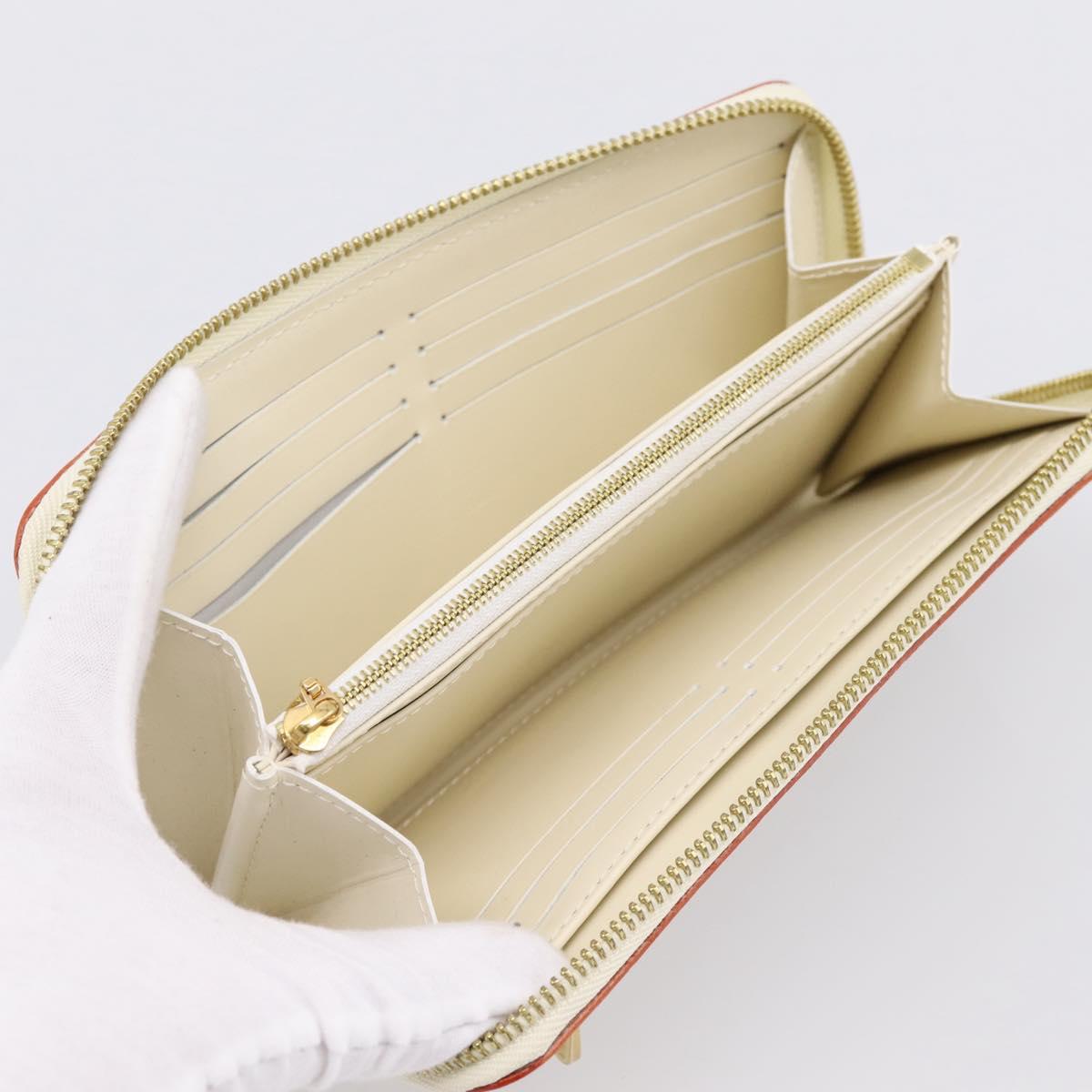 LOUIS VUITTON Suhari Zippy Wallet Long Wallet Leather White M93026 Auth BA15356A - Jerrillo image 9