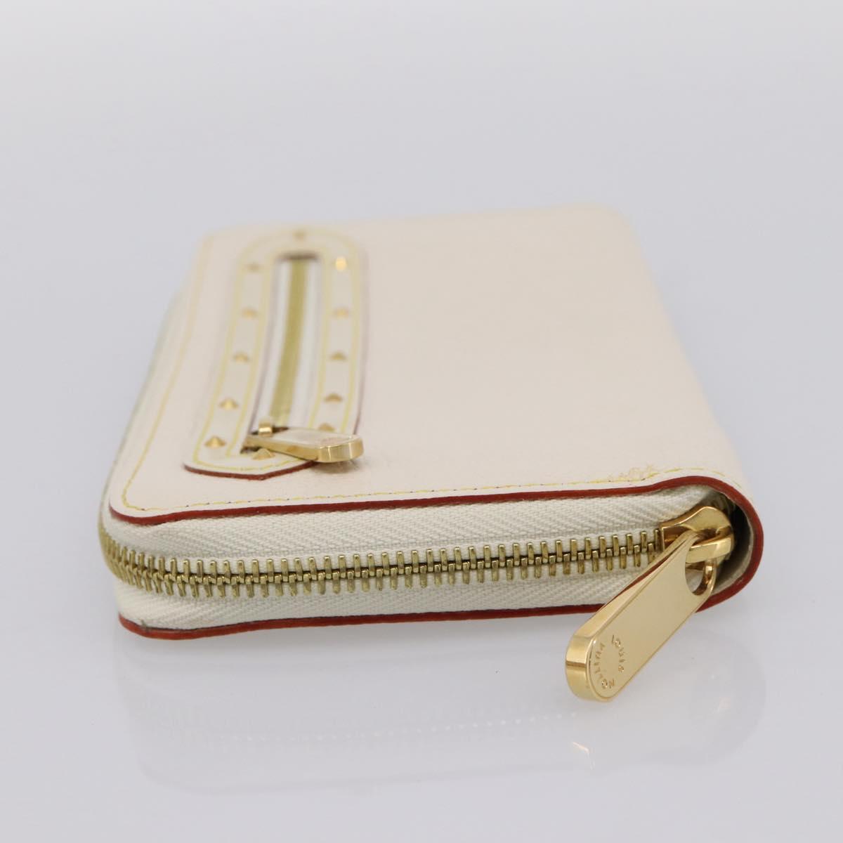LOUIS VUITTON Suhari Zippy Wallet Long Wallet Leather White M93026 Auth BA15356A - Jerrillo image 3