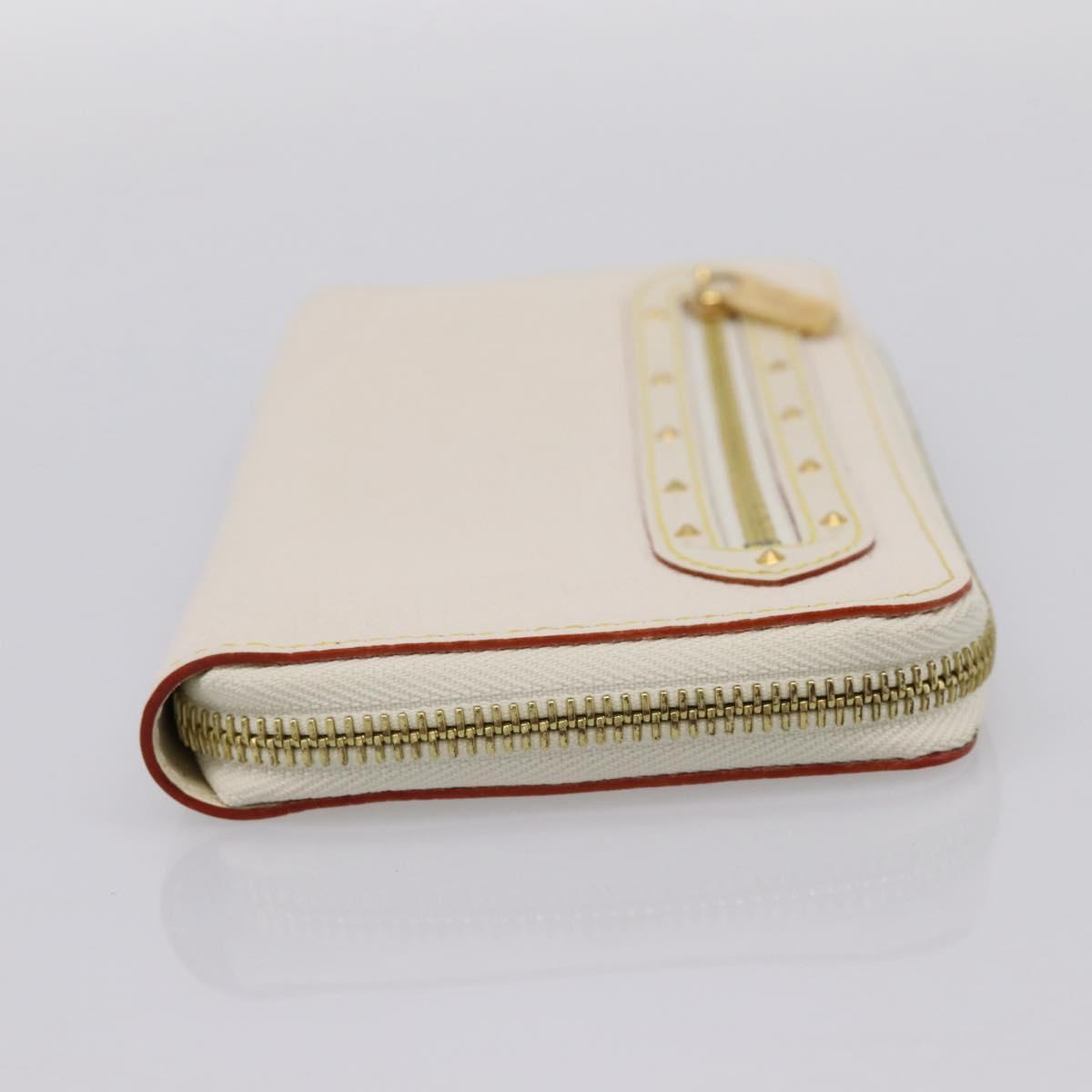 LOUIS VUITTON Suhari Zippy Wallet Long Wallet Leather White M93026 Auth BA15356A - Jerrillo image 4