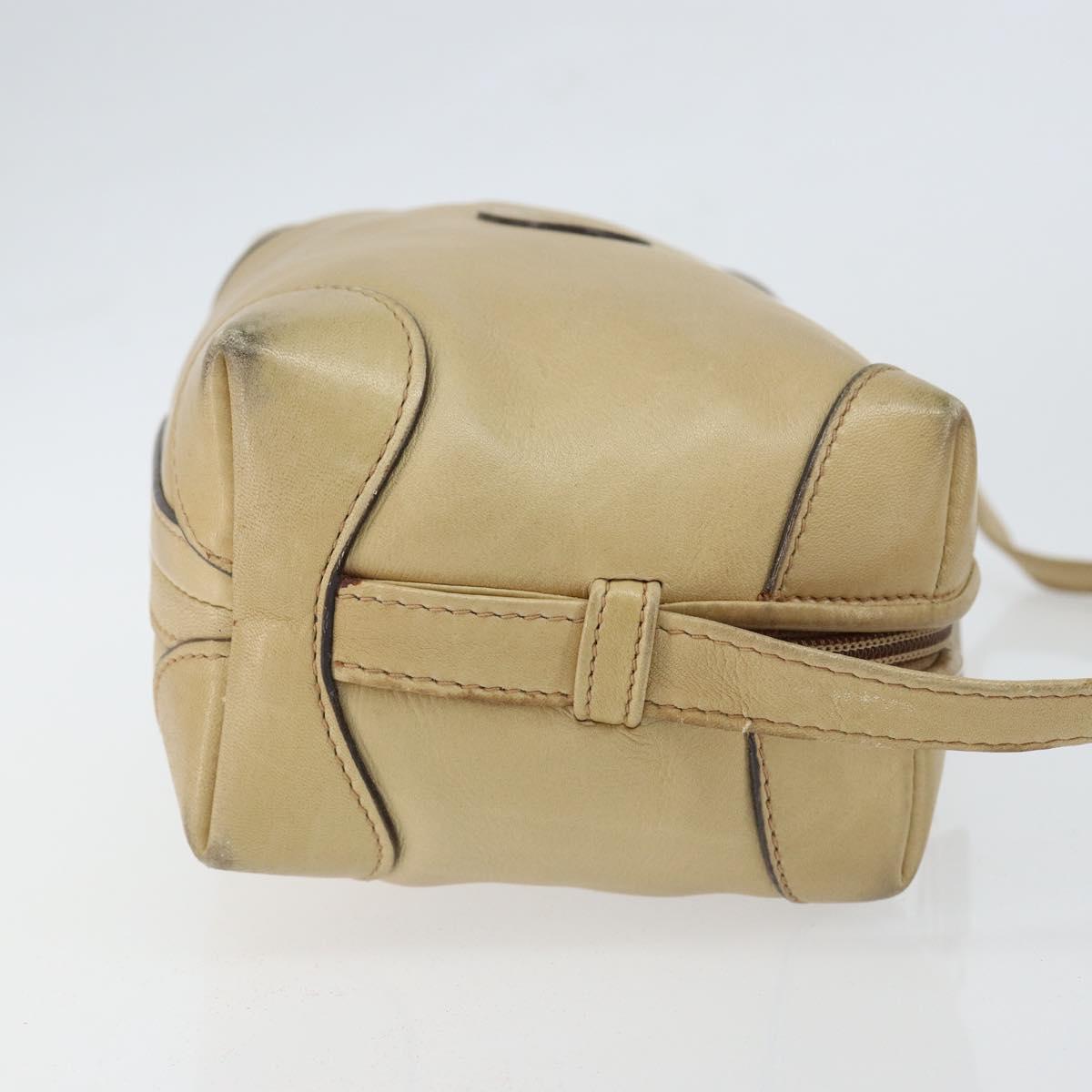 GUCCI Shoulder Bag Leather Beige Gold 67 01 5294 Auth BA7259 - Jerrillo image 3