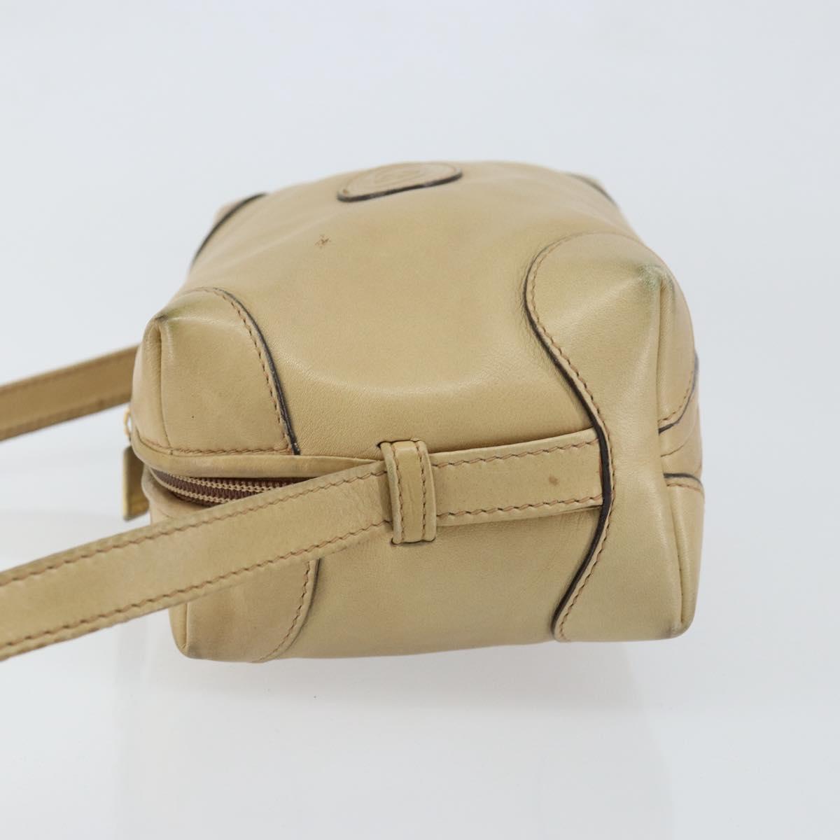 GUCCI Shoulder Bag Leather Beige Gold 67 01 5294 Auth BA7259 - Jerrillo image 4