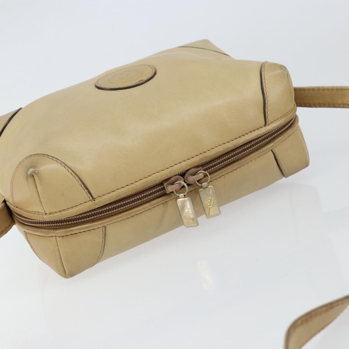 GUCCI Shoulder Bag Leather Beige Gold 67 01 5294 Auth BA7259 - Jerrillo image 6