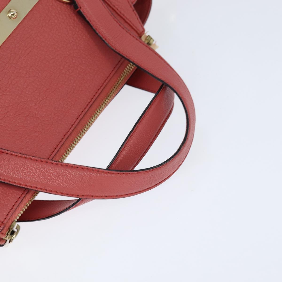 Chloe Bridget Hand Bag Leather 2way Pink Gold Auth BA7368 - Jerrillo image 7