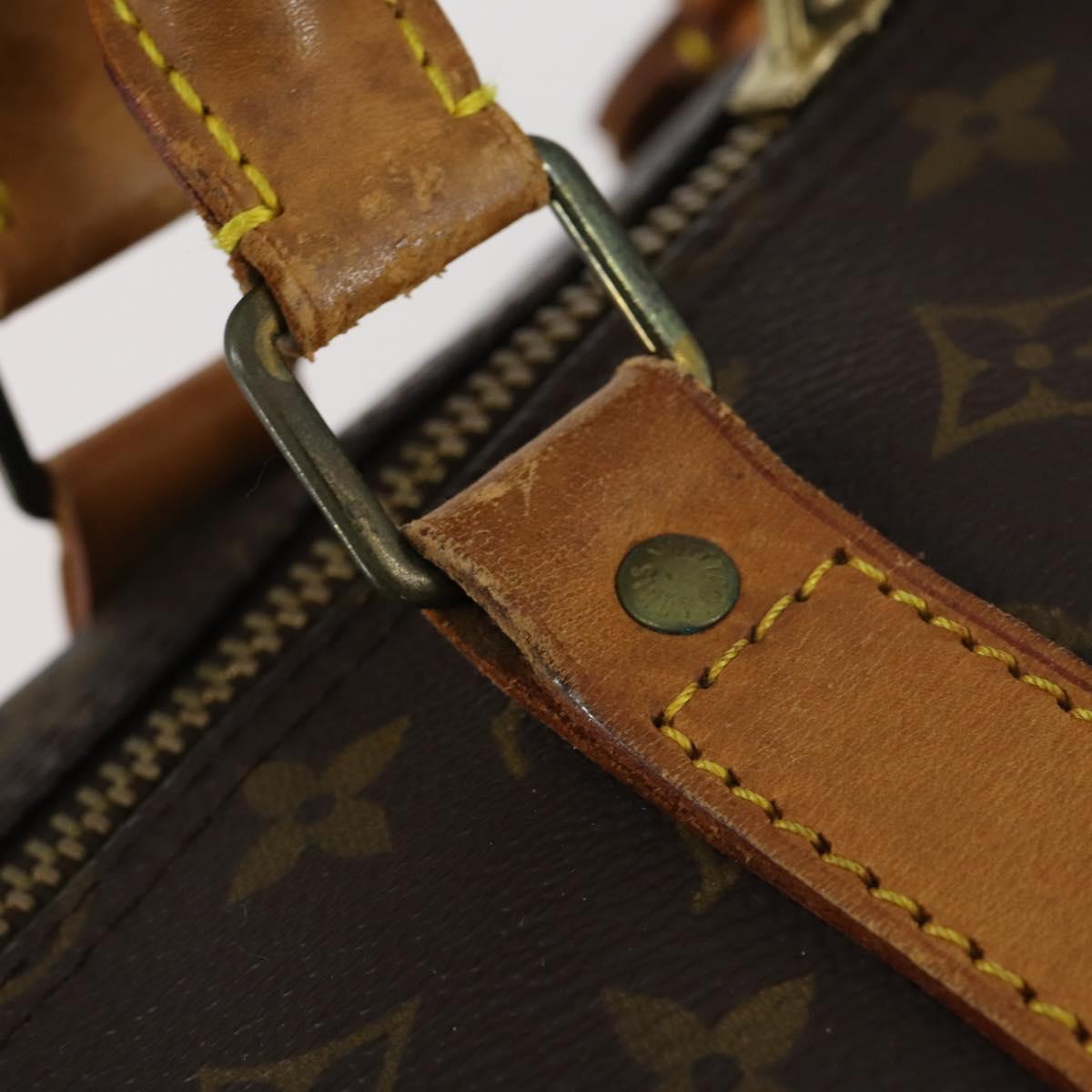 LOUIS VUITTON Monogram Keepall Bandouliere 60 Boston Bag M41412 LV Auth BA7613 - Jerrillo image 10