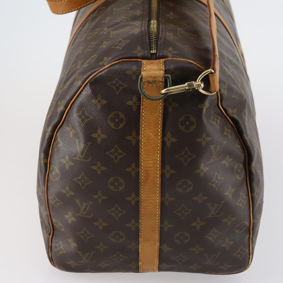 LOUIS VUITTON Monogram Keepall Bandouliere 60 Boston Bag M41412 LV Auth BA7613 - Jerrillo image 3
