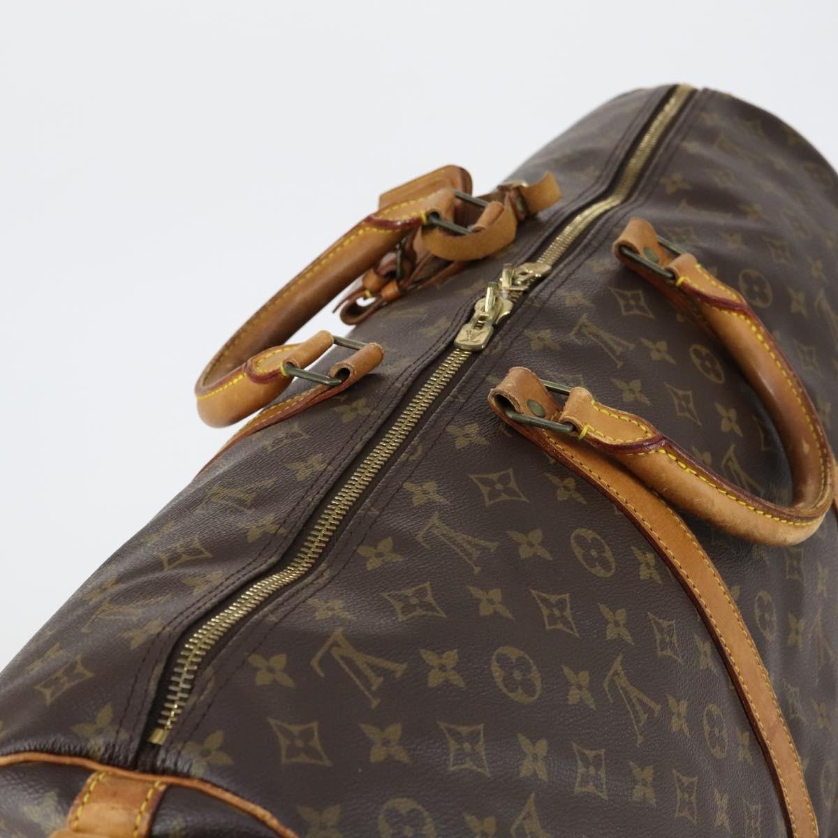 LOUIS VUITTON Monogram Keepall Bandouliere 60 Boston Bag M41412 LV Auth BA7613 - Jerrillo image 6
