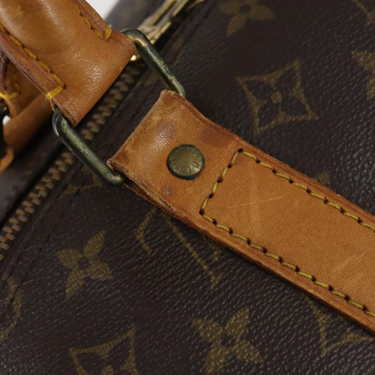 LOUIS VUITTON Monogram Keepall 55 Boston Bag M41424 LV Auth BA7894 - Jerrillo image 10