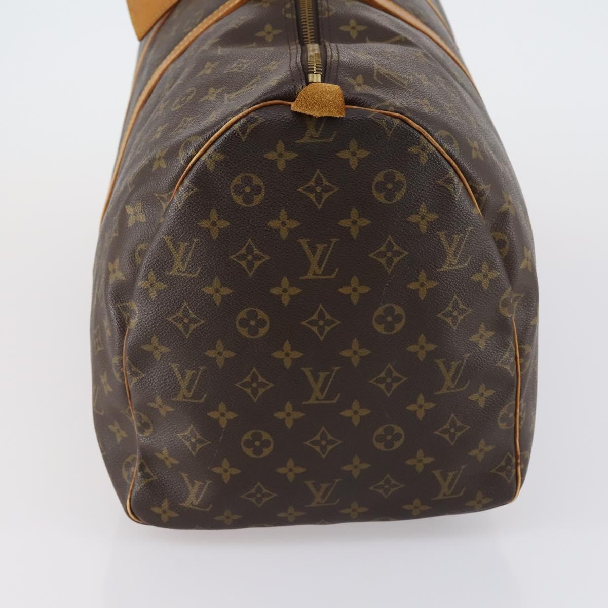 LOUIS VUITTON Monogram Keepall 55 Boston Bag M41424 LV Auth BA7894 - Jerrillo image 3
