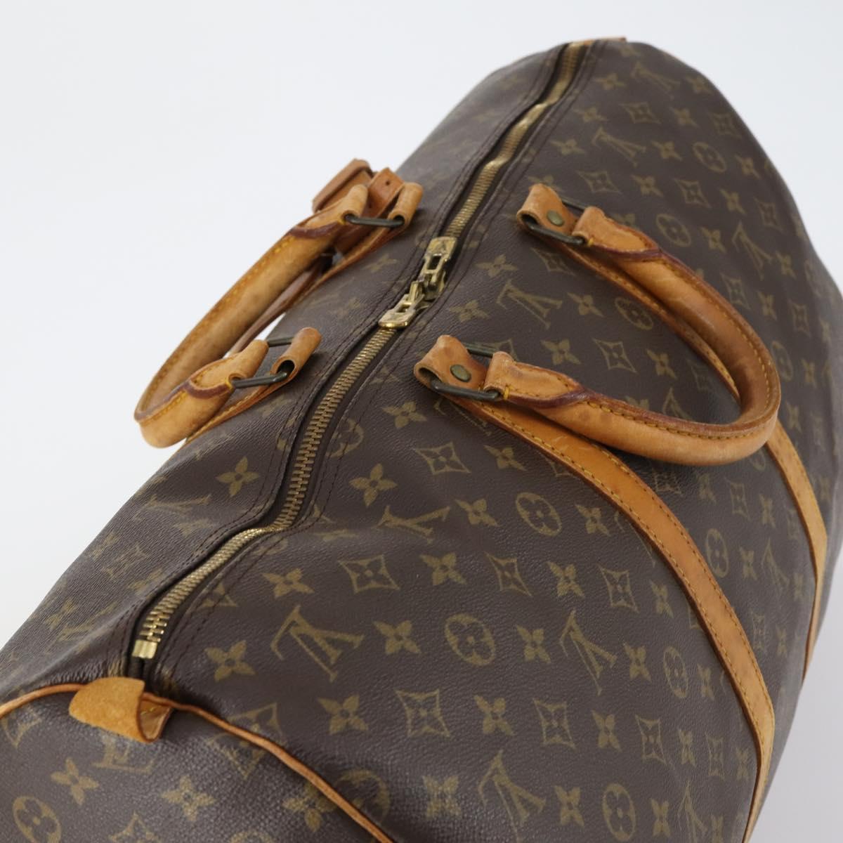 LOUIS VUITTON Monogram Keepall 55 Boston Bag M41424 LV Auth BA7894 - Jerrillo image 6