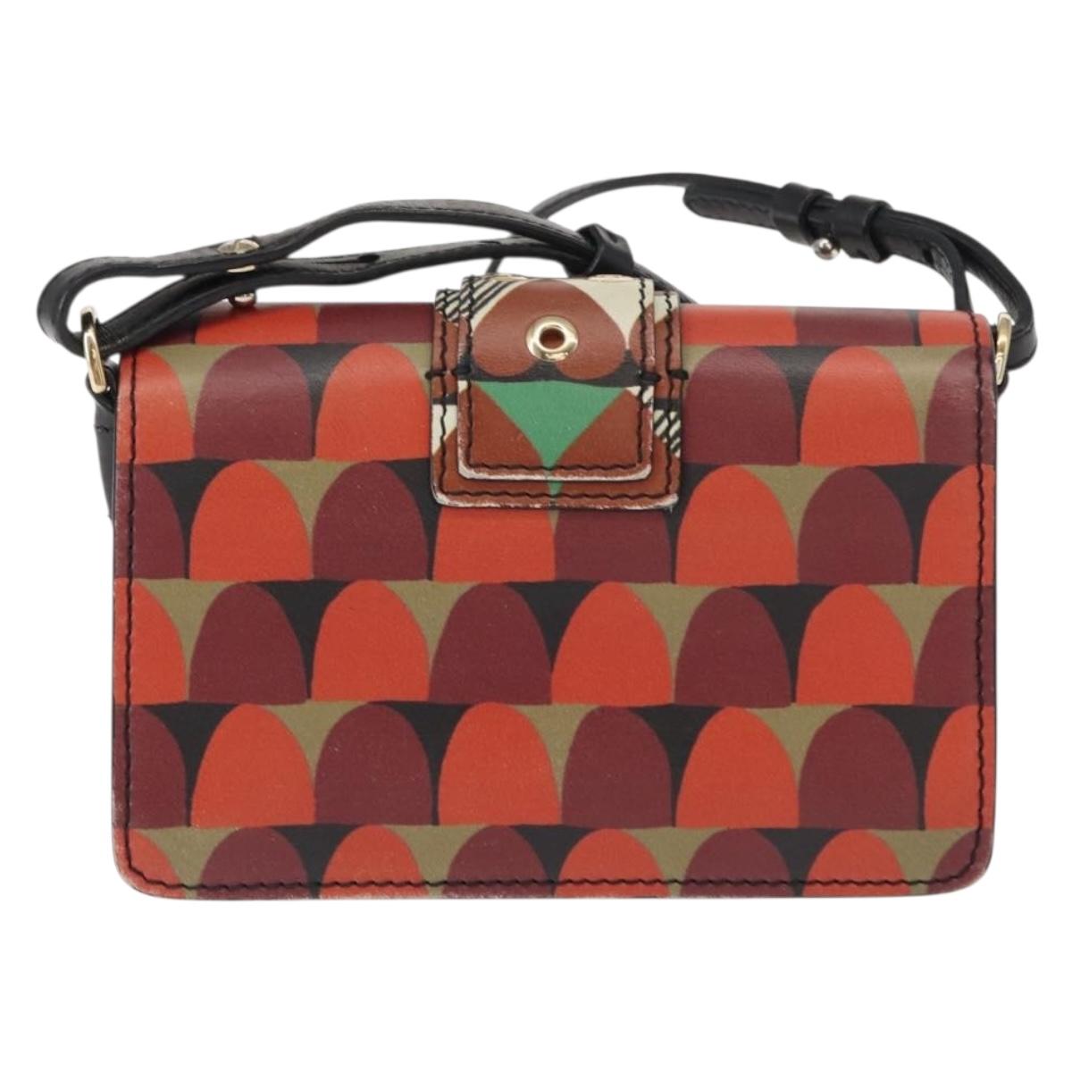 RED VALENTINO Shoulder Bag Leather Multicolor Gold Auth bs29441 - Jerrillo image 3