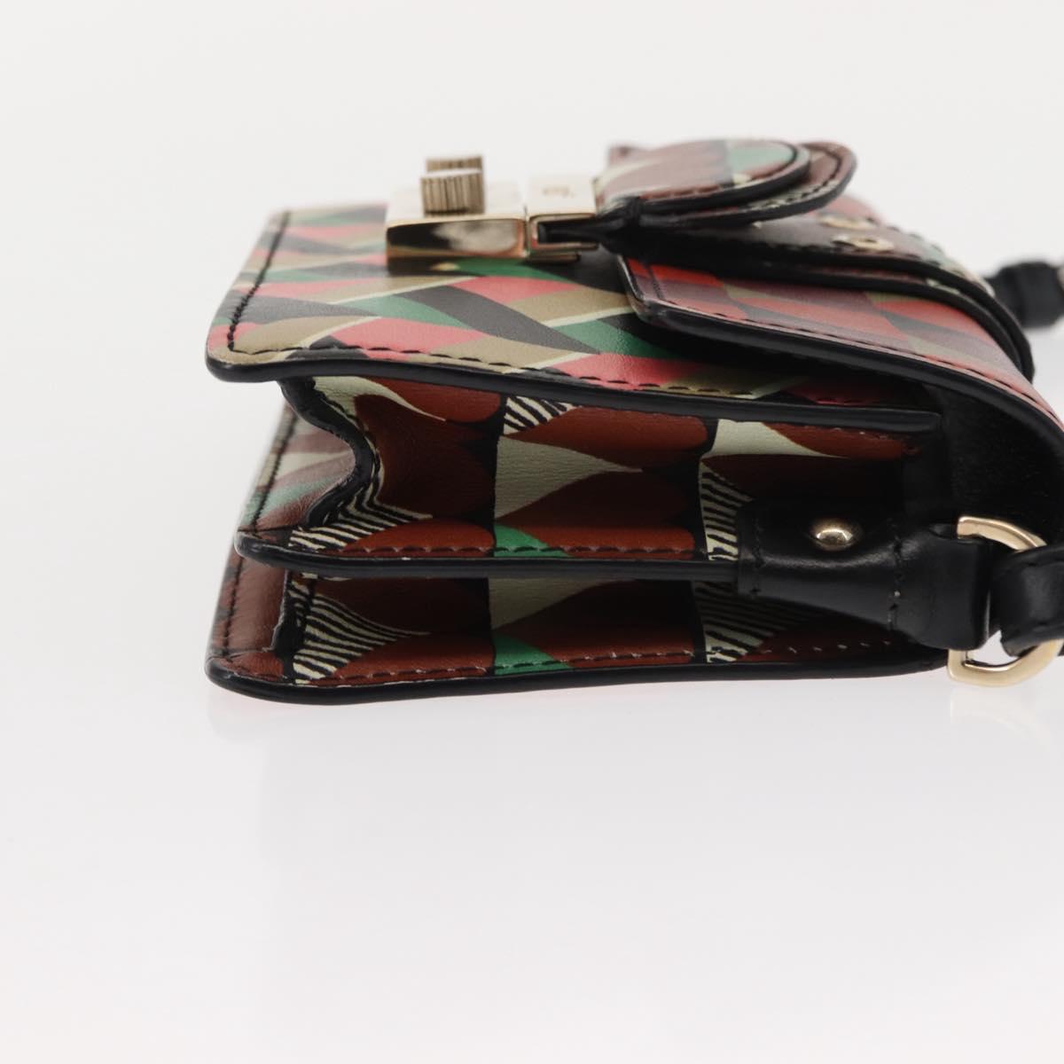 RED VALENTINO Shoulder Bag Leather Multicolor Gold Auth bs29441 - Jerrillo image 4