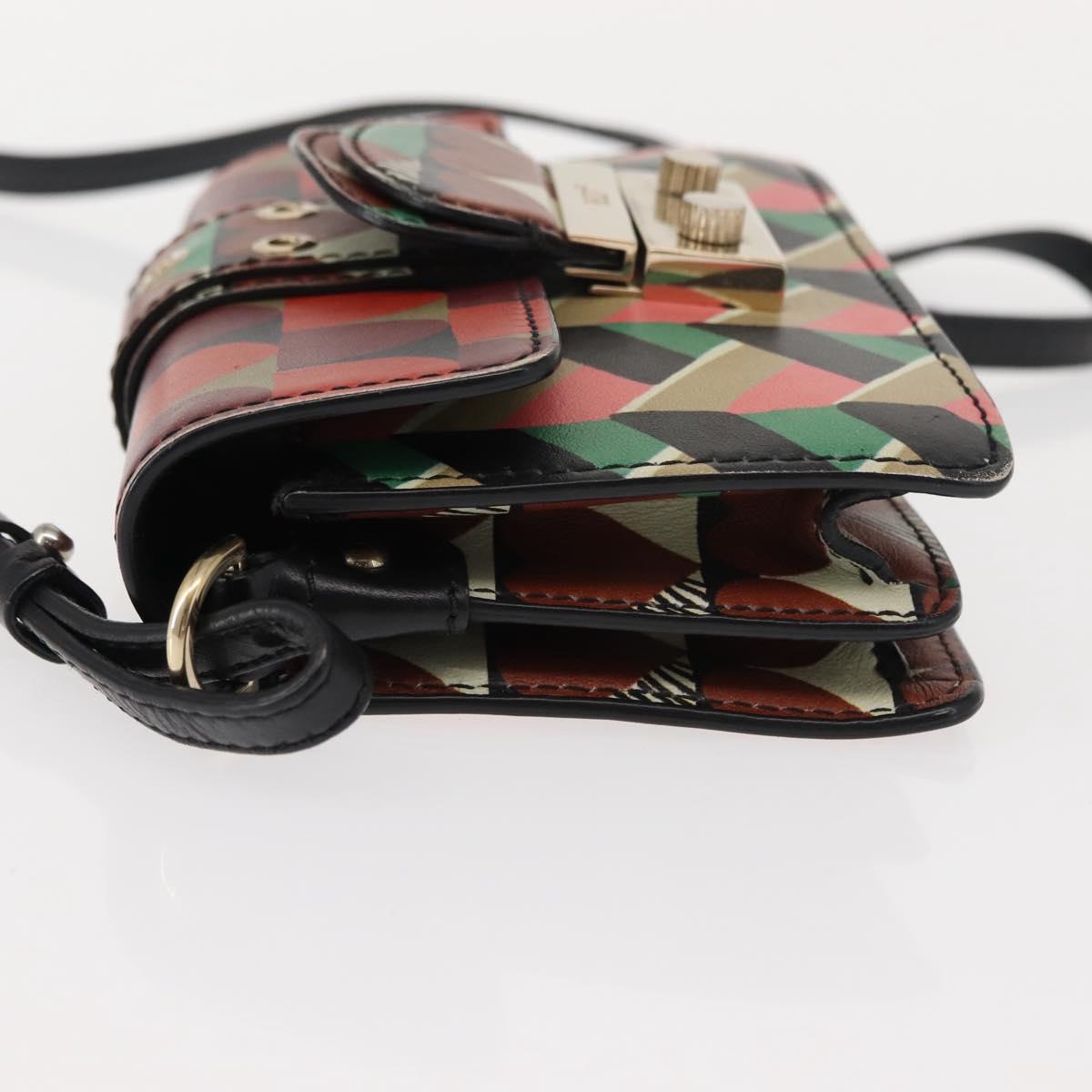 RED VALENTINO Shoulder Bag Leather Multicolor Gold Auth bs29441 - Jerrillo image 5