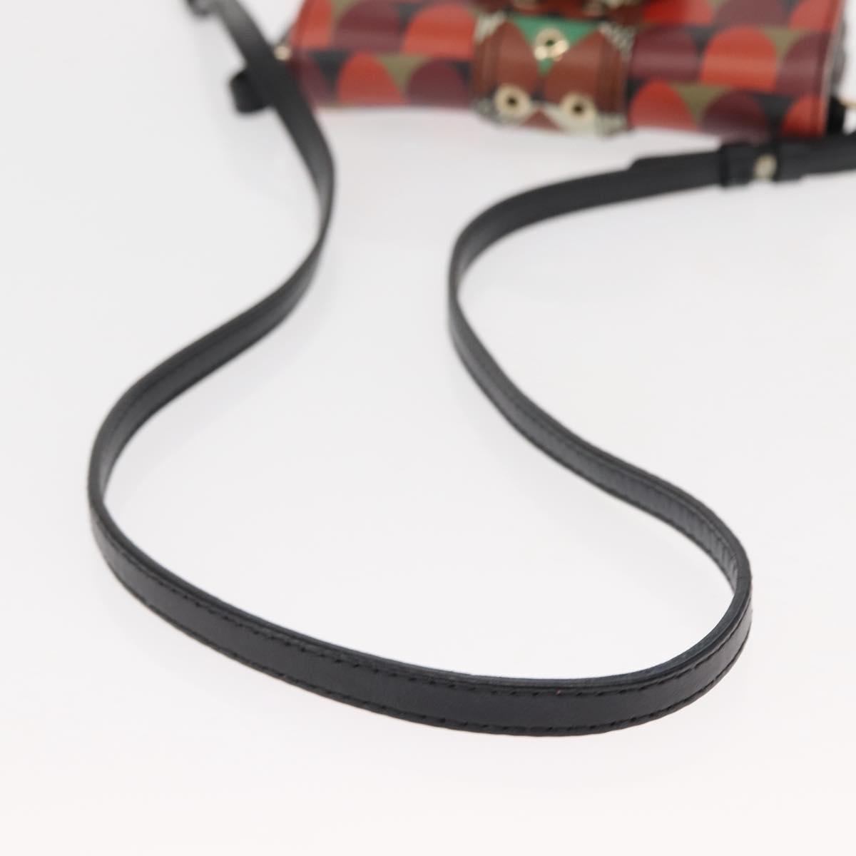 RED VALENTINO Shoulder Bag Leather Multicolor Gold Auth bs29441 - Jerrillo image 7